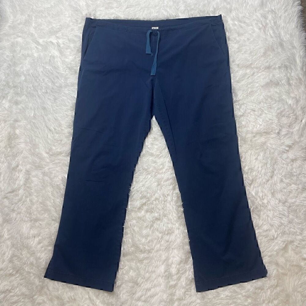 Figs Pants Mens Size XL Blue Scrubs Technical Collection Pockets Uniform